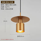 Modern and minimalist bedroom bedside small chandelier Denmark Nordic creative corridor study restaurant bar small chandelier