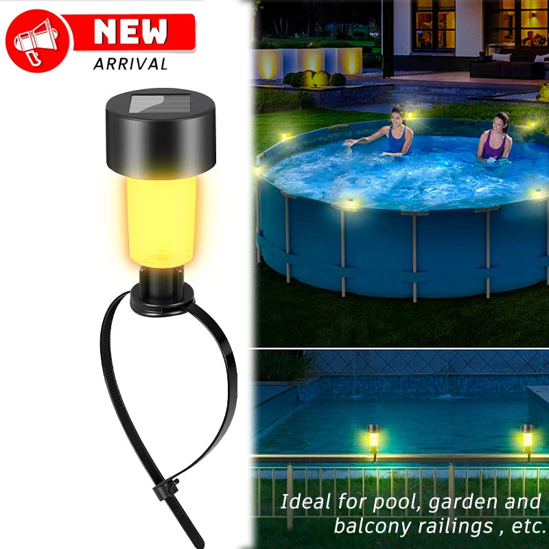 Outdoor Solar Lights Garden Lamp Solar Powered Waterproof Landscape Path LED Light for Yard Backyard Lawn Patio Decorative