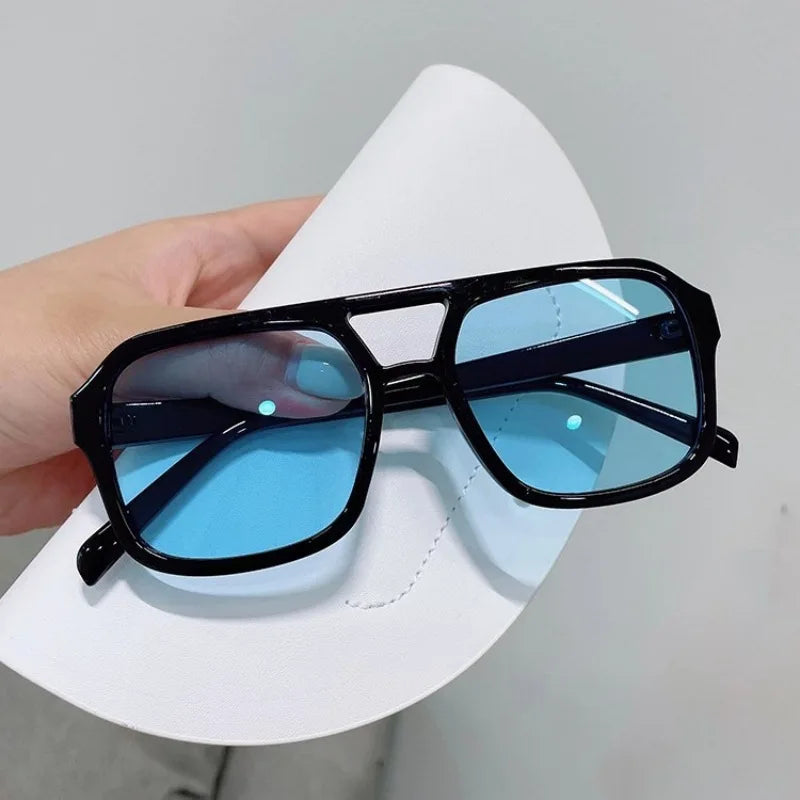 Square Oversized Sunnies Studios Aesthetic Shades Sunglasses for Women Sun Glasses Lady Female Eyewear Colour