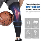 WEST BIKING Summer Running  Cycling Legs Sleeve Ice Silk UV Protection Compression Non-Slip Leg Warmer Cooling Sport Gear