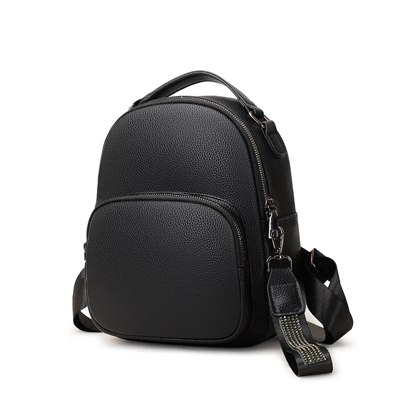 Backpack Women's Bag Fashionable Casual Travel Small School Bag Can Be Carried on One Shoulder