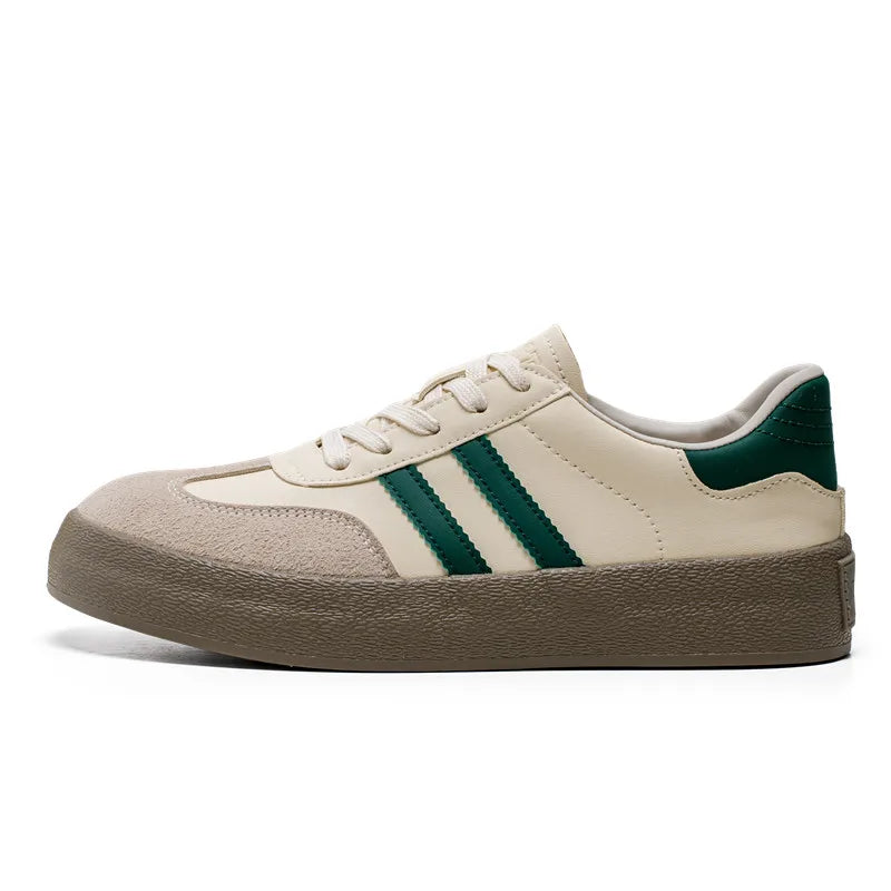 Men's trendy popular Leisure shoes versatile soft leather for Men Sneakers Man Low-top wear-resistant sports walking Footwear