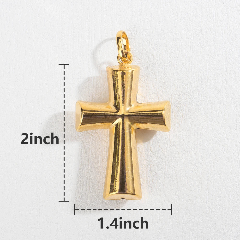 Pendant Necklace with Chain Gold Plated Dubai African Accessories For Women Big Size Men Hip Hop Fashion Jewelry