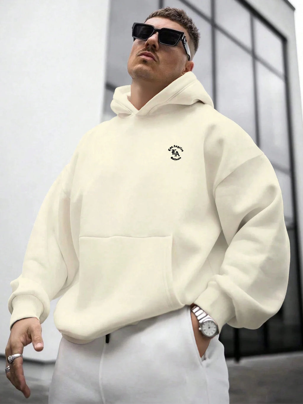 Men's Hoodie Casual Comfortable Fashionable for Autumn Winter with Stylish Patterns Versatile High-Quality Sweatshirt