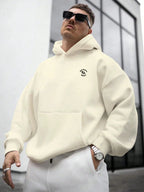 Men's Hoodie Casual Comfortable Fashionable for Autumn Winter with Stylish Patterns Versatile High-Quality Sweatshirt