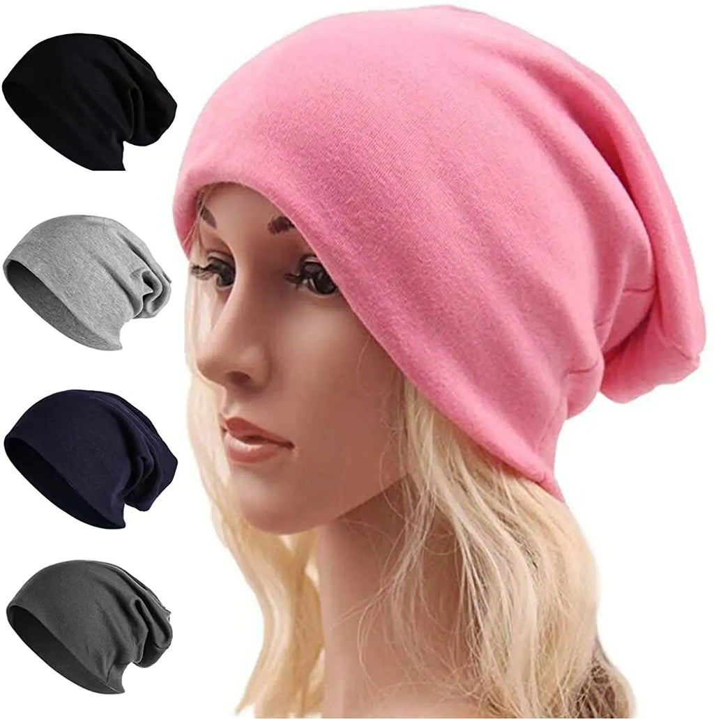 Hip-hop Beanies Hat for Women Men Stretch Slouchy Outdoor Skull Cap Suitable for Spring Autumn Winter Skullies Beanie Caps