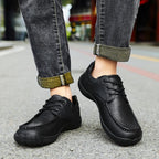Men's Wide Toe Shoes 2024 Classic Fashion Barefoot Comfortable Flats Loafers Anti-slip and Soft Sole Walking Footwear Shoe