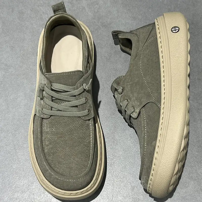 Men's Cosy Fashionable Comfortable Flat Footwear Fall New Men Casual Shoes Retro Lightweight Breathable Non-Slip Mens Sneakers