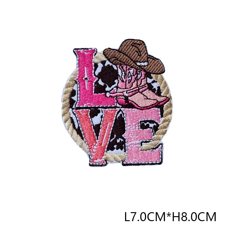 Valentine's Day Emblem Clothing Accessories Badge Sticker Embroidered Embroidery Sticker Iron-on Patches