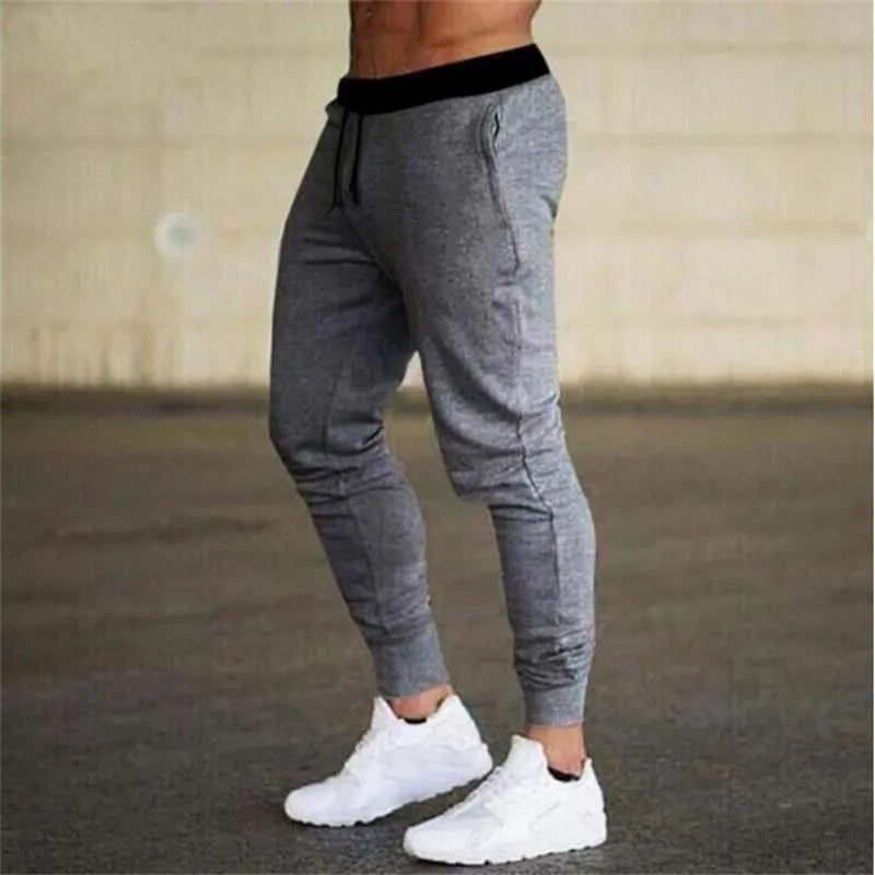 2025 Mens Joggers Casual Pants Fitness Men Sportswear Tracksuit Bottoms Skinny Sweatpants Trousers Black Gyms Jogger Track Pants