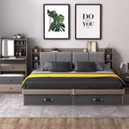 Unique Bedroom Bed Aesthetic Modern Girls Storage Luxury Bed Lounge Sleeping Headboard Letto Matrimoniale Home Accessories