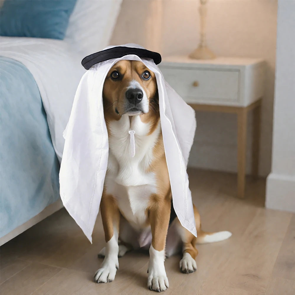 Pet Hats Headscarf Party Decoration Fun Costume for Party Role Play Gathering Photo Cute Hat Pet Accessories for Small Cats Dogs