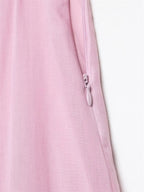 Women's Skirt New Summer 2025 Pink Pleated Midi Skirt A hem looks slim Casual and versatile Fresh and fashionable