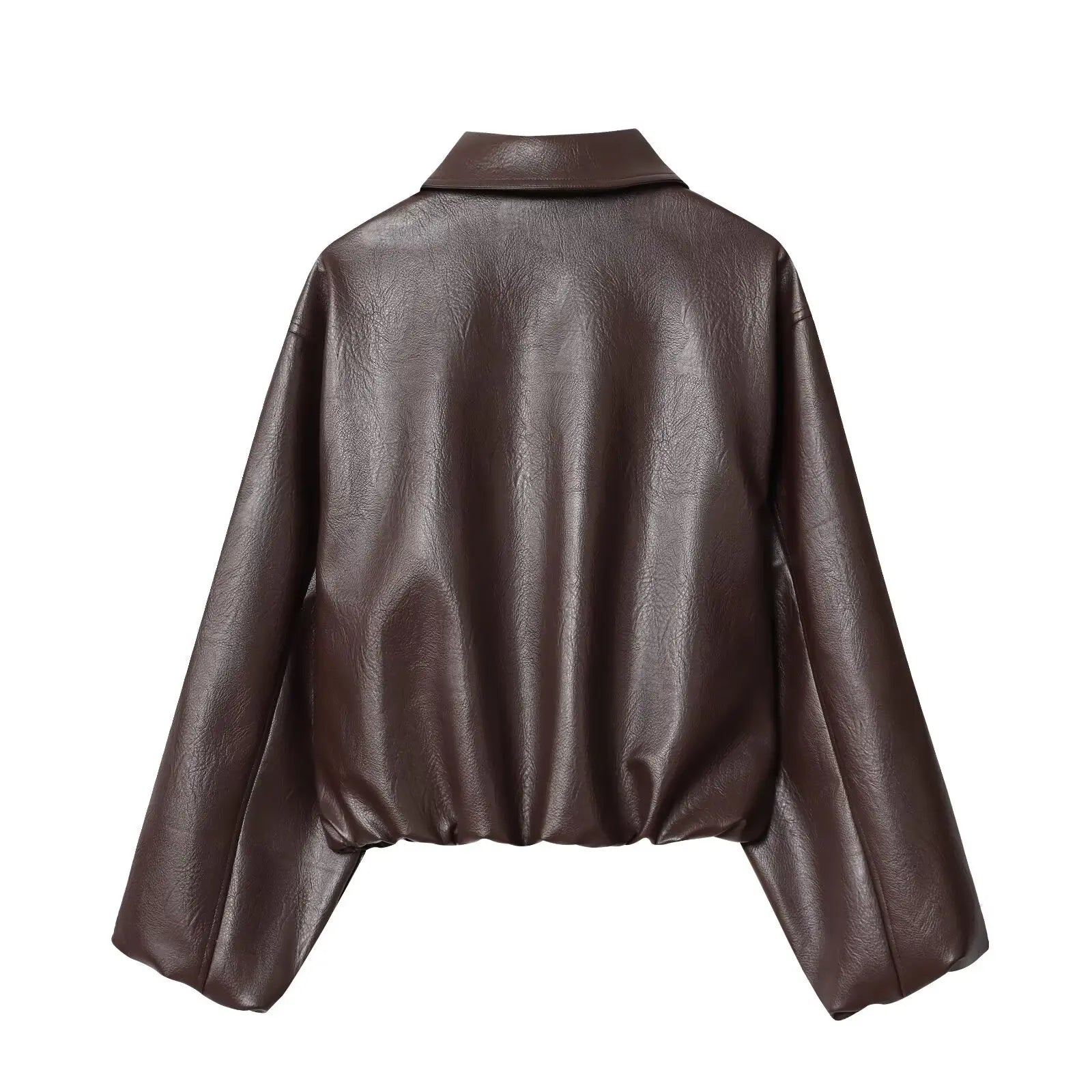 Women's Jacket - New Fall Arrival Women's Fashion Faux Leather Pilot Jacket New Arrivals