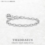 Charm Bracelets Bears New Trendy Gift for Women Men Europe Real 925 Sterling Silver Fine Jewelry Acessorie