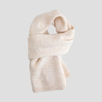 Ladies' wool - containing soft, skin - friendly, versatile scarves. High - end solid - color thickened knitted shawls for winter