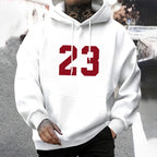 Men's Hoodie 2025 Fashion Warm Pullover Sweatshirt Casual Sporty Streetwear Male Hooded Top for Home Outdoor Fall Winter Outwear