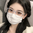 Blue Light Blocking Glasses Fashion High-end Men Optical Clear Glasses Black Oversized Square Frame Eyeglasses Women Eyewear