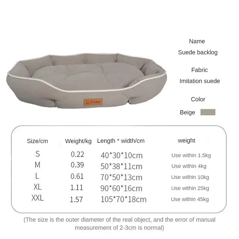 Pet Bed for Dogs Home Dog Bed Large Dog Kennel Accessories Washable Big Bedd Supplies Plush Mat Accessoires Underpad Bedding