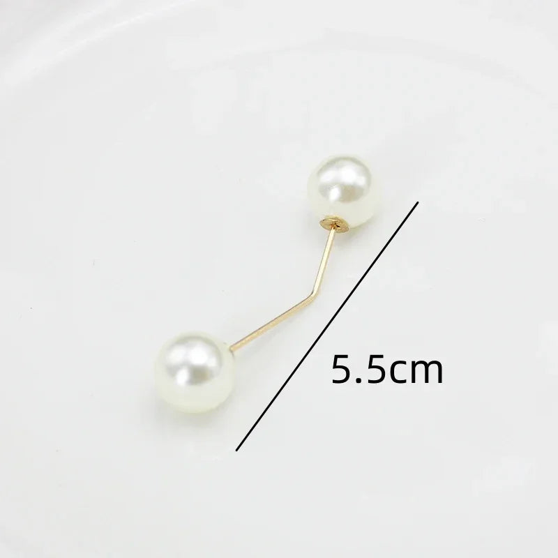 Broche Set Big Beads Fashion Clothing Brooches for Women Pearl Lapel Safety Sweater Coat Dress Pins Badge Buckle Accessories