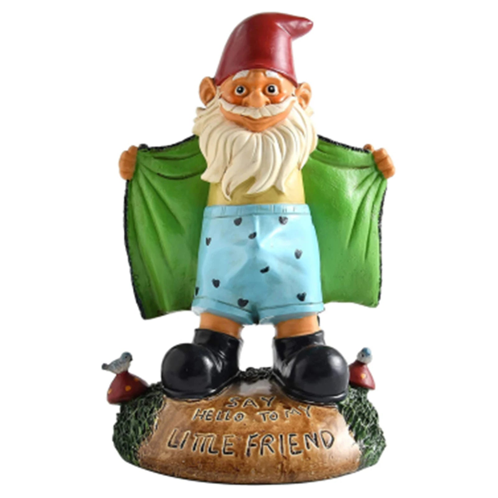 Garden Gnome Statue Outdoor Figurine Lawn Ornaments Dwarf Shows Underpants Garden Gnome Decor For Yard Art Patio Lawn Doorsteps