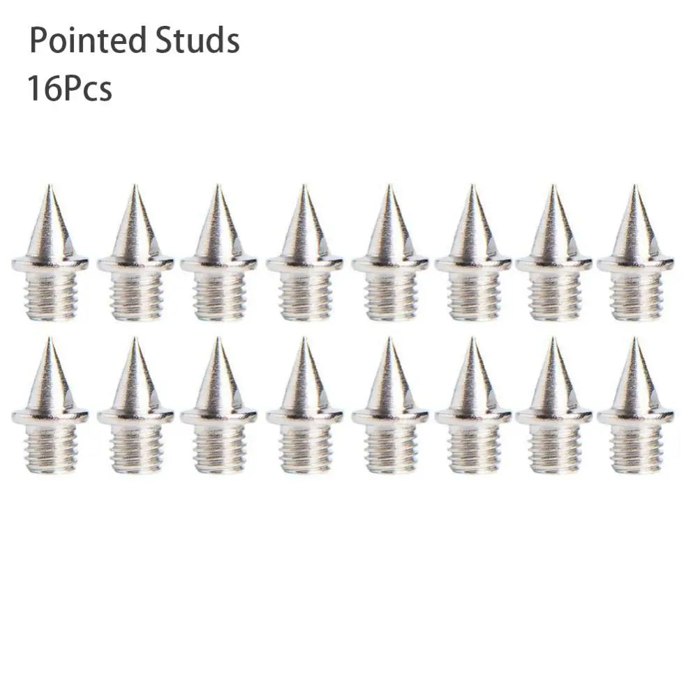 16Pcs Durable Steel Shoe Studs Field Sprinting Shoes Spikes Track Field Cross Country Track Spikes