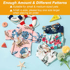 Pet Summer T-Shirts Hawaii Style Floral Dog Shirt Hawaiian Printed Pet T-Shirts Breathable Cool Clothes Beach Seaside Puppy