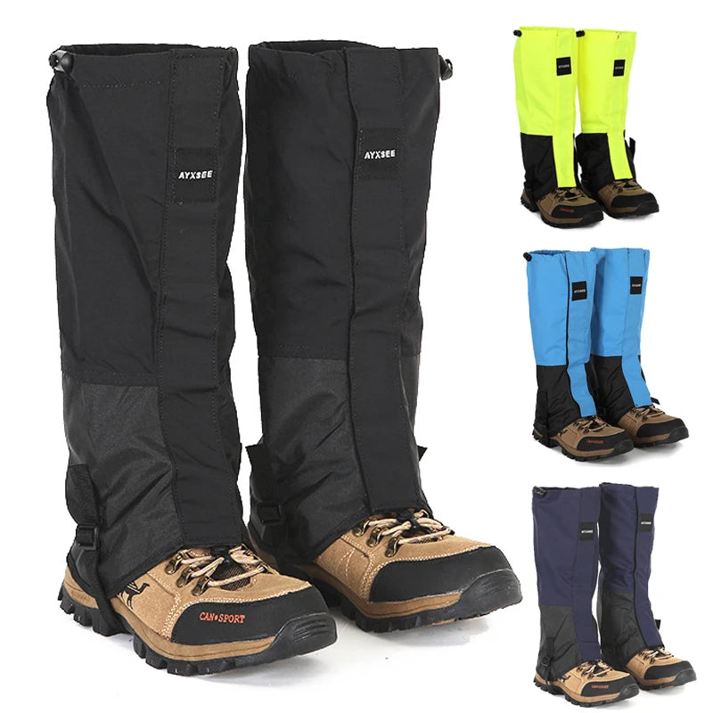 Waterproof Hiking Leg Warmer Gaiters for Men Women - Climbing Ski Camping Hunting Winter Outdoor Travel Legging Leg Covers