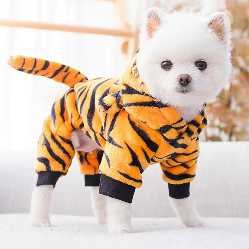 Pet Dog Clothes Soft Warm Fleece Dogs Jumpsuits dog hoodie Pet Clothing for Small Dogs Puppy Cats Hoodies Chihuahua Yorkshire Costume Coats