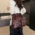 Women's Hand Bag With Elegant Classic Style And Premium Leather Featuring Trendy Design For Commute