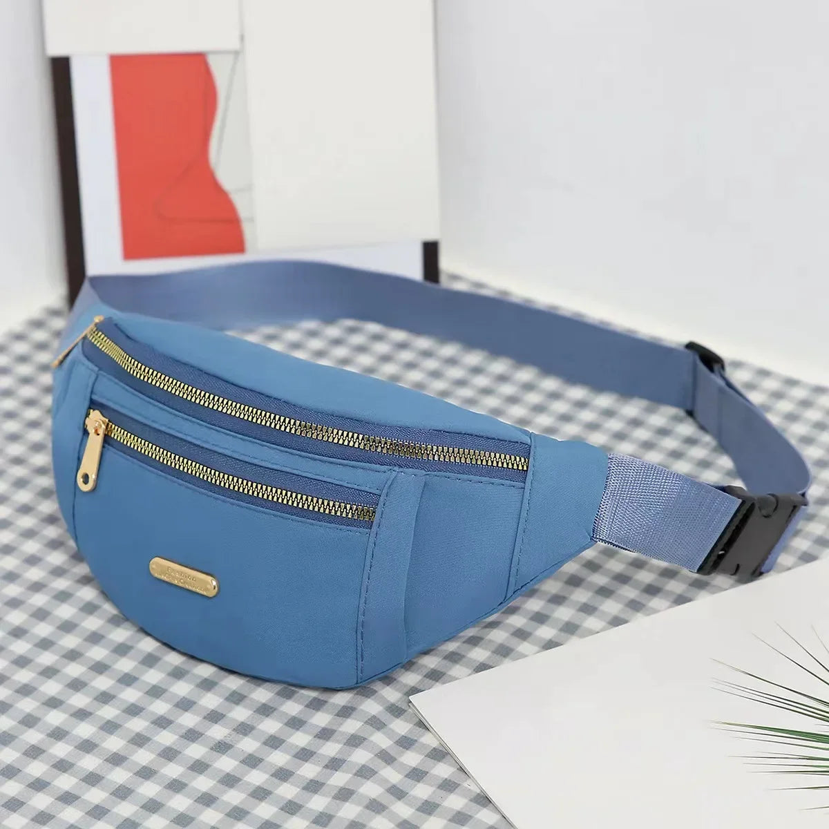 Fanny Packs Waist Pack for Women Waterproof Waist Bag with Adjustable Strap for Travel Sports Running