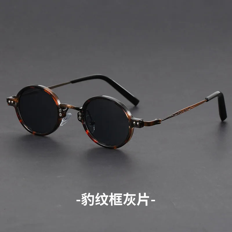 Round Sunglasses Man New FashionOutdoor Shades for Driving Women Brand Designer Vintage Fashion Sun Glasses Trendy Glasses UV400