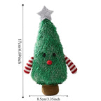 Home Decor Handmade Christmas Tree Decoration Soft Decorative Xmas Desktop Ornament Creative Cartoon Christmas Doll Kids Gift