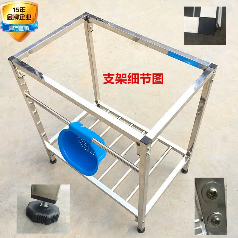 The kitchen is thick and simple, stainless steel sink, single sink, double sink, large single sink with bracket, water basin, ve