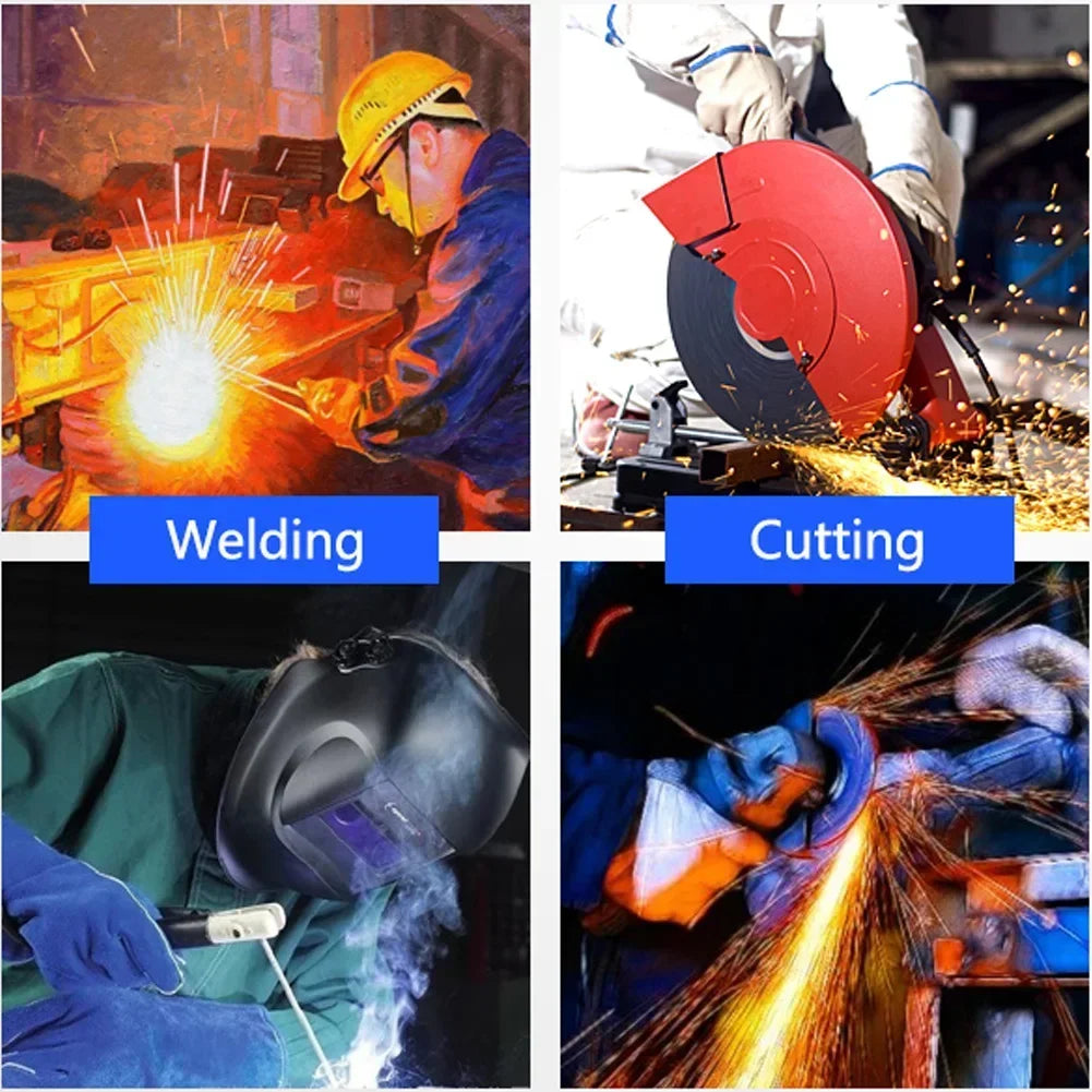 Men Work Gloves Soft Cowhide Driver Hunting Driving Farm Garden Welding Security Protection Safety Mechanic Glove