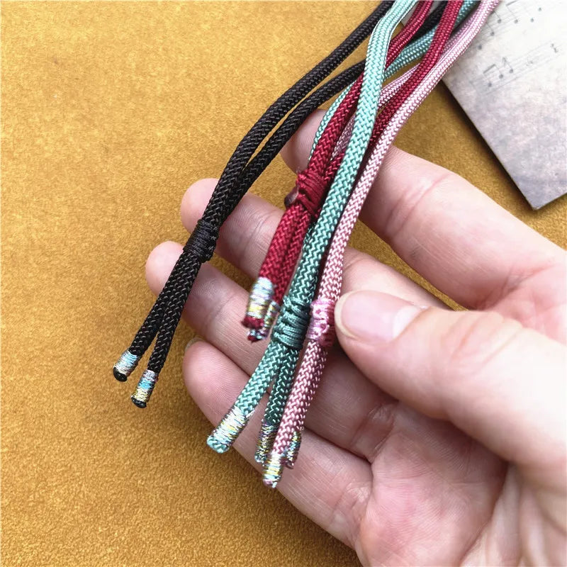 Necklaces Braided Chains DIY Handmade Pendant Adjustable Lanyard Small Round Chain Couple Jewelry Accessories Women Necklace