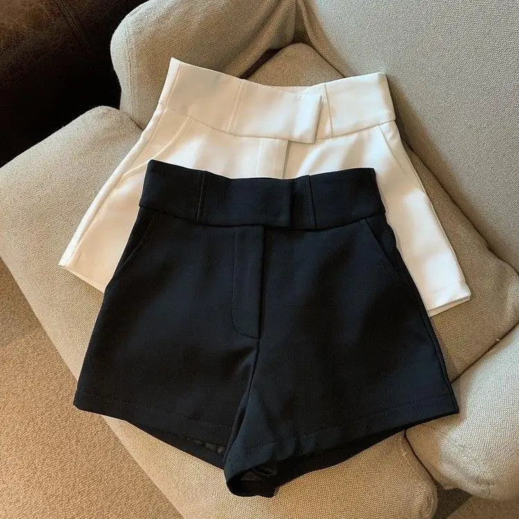 Women Shorts Mooyufon Black Shorts Women Harajuku Elegance High Waisted Shorts A Line Slim Casual Hot Girl Straight Pants Sexy