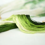 Silk thread intangible materials diy manual flower embroidery embroidery thread color combinations commonly used color pens