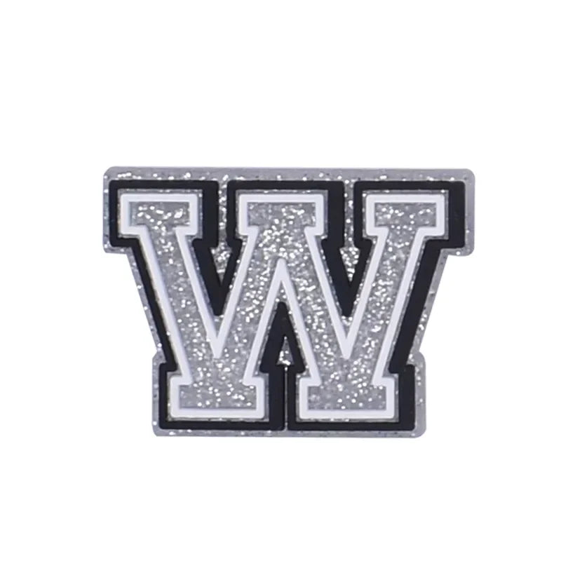 Shoe Charms for Crocs Accessories A B C Letter Shoes Charm for Croc Decorations Pins Men Accessory Jeans Woman Clogs Clips