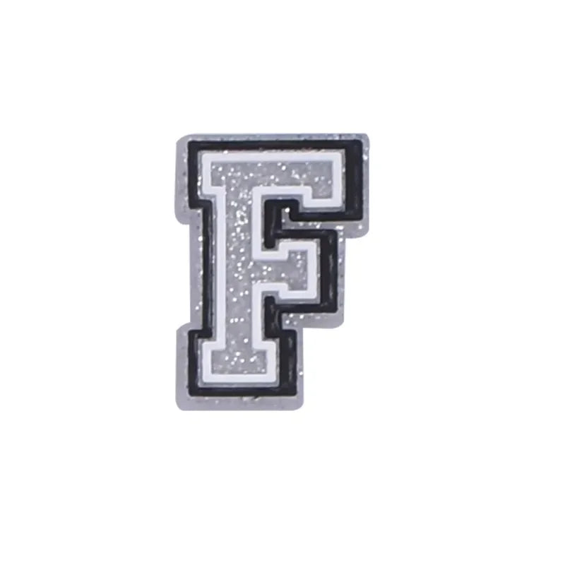 Shoe Charms for Crocs Accessories A B C Letter Shoes Charm for Croc Decorations Pins Men Accessory Jeans Woman Clogs Clips