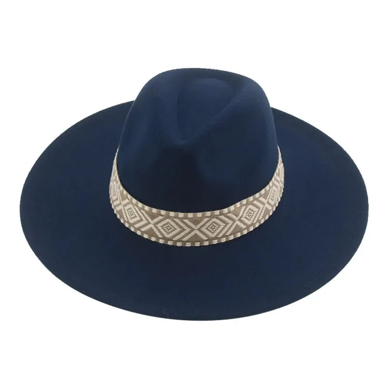 Hat Hats for Women Fedoras Men Caps Male Autumn Winter Solid Winter Hat Casual Band Jazz Caps 60cm Big Size Sombreros De Mujer