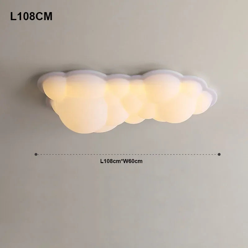 Modern living room pendant light Nordic designer pendant light bedroom dining room decoration cream style ceiling cloud light