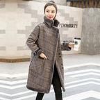 Women Wool Coats Jackets Blends Turn Down Collar Coat Thick Lamb Wool Y2k Streetwear Jacket Work Outerwear Autumn Winter