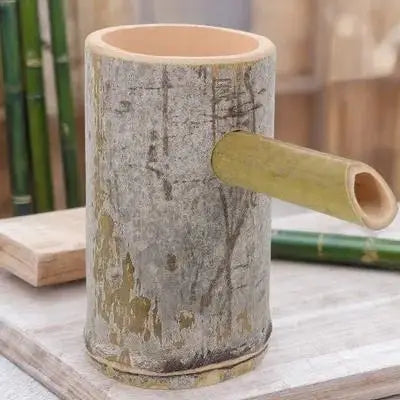 Bamboo Water Fountain Relaxing Spout Indoor Outdoor Garden Aquarium Fish Tank Decorative Waterfall Fountain Outdoor Fountains