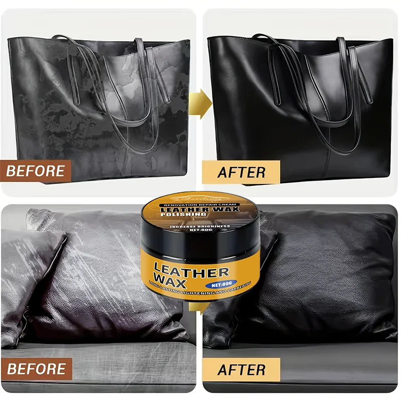 Leather Polish: Used to Restore The Color of Goods, Car Seats, Sofas, Jackets, And Shoes, As Well As for Maintaining Leather Bag