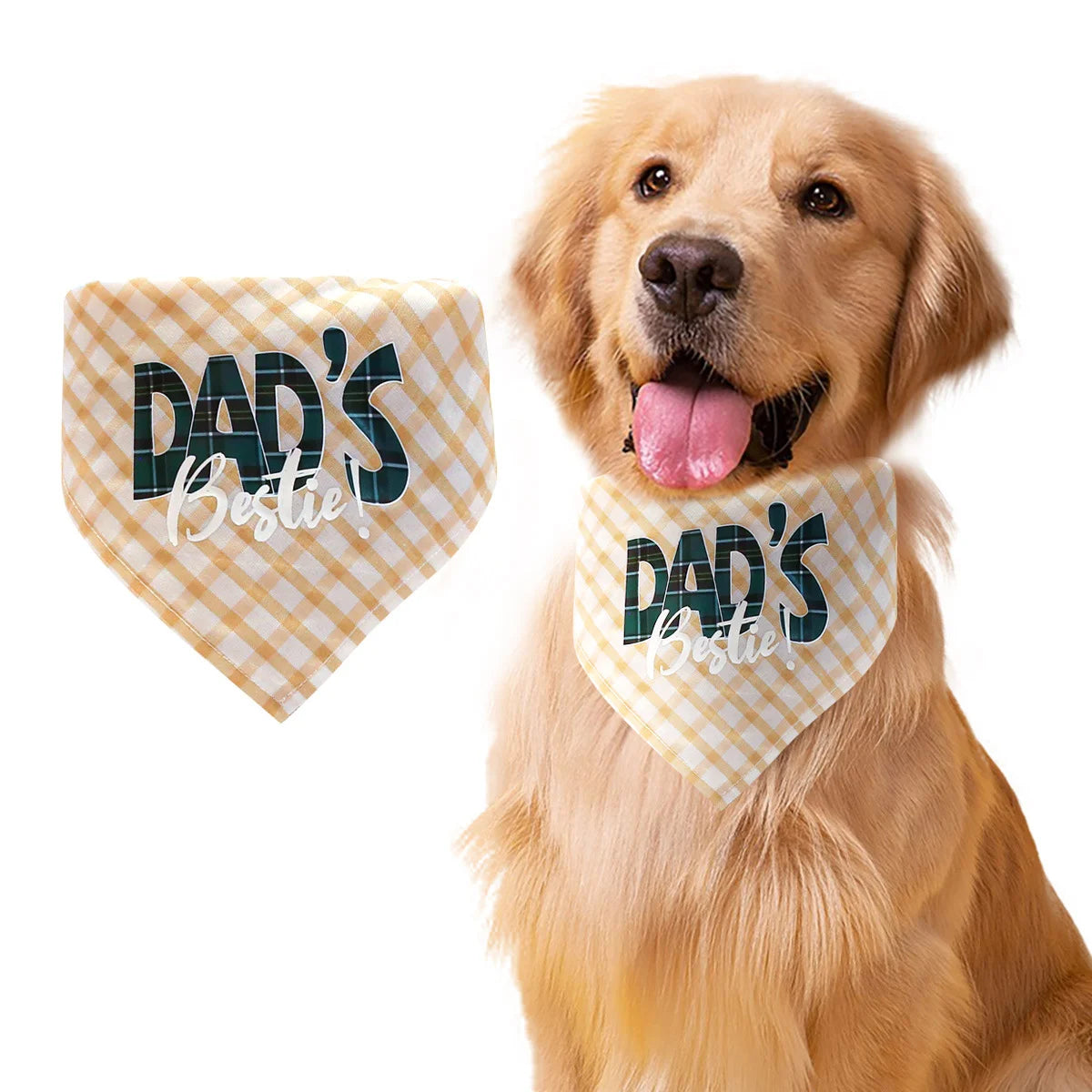 Pet Bandana Festival Costume Dogs Party Neck Scarf Collar Holiday Dress Up Double Layer Dog Tassels Bandanas