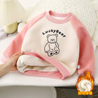 Childrens Hoodie with Fleece for Autumn and Winter, BoysThick Warm Jacket for Girls, Baby Clothes Kids Clothing
