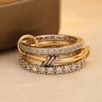 Elegant Women's Stackable Ring - Trendy Jewelry for Fashion Lovers,  Rings for Women, Wedding