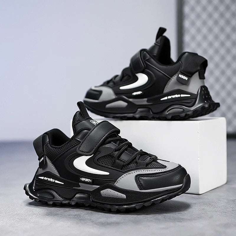 Children Shoes Children Casual Shoes 2025 New Deisgn PU Leather Sneakers for Kids Fashion Sports Shoes Boys Girls Comfortable Walking Shoes