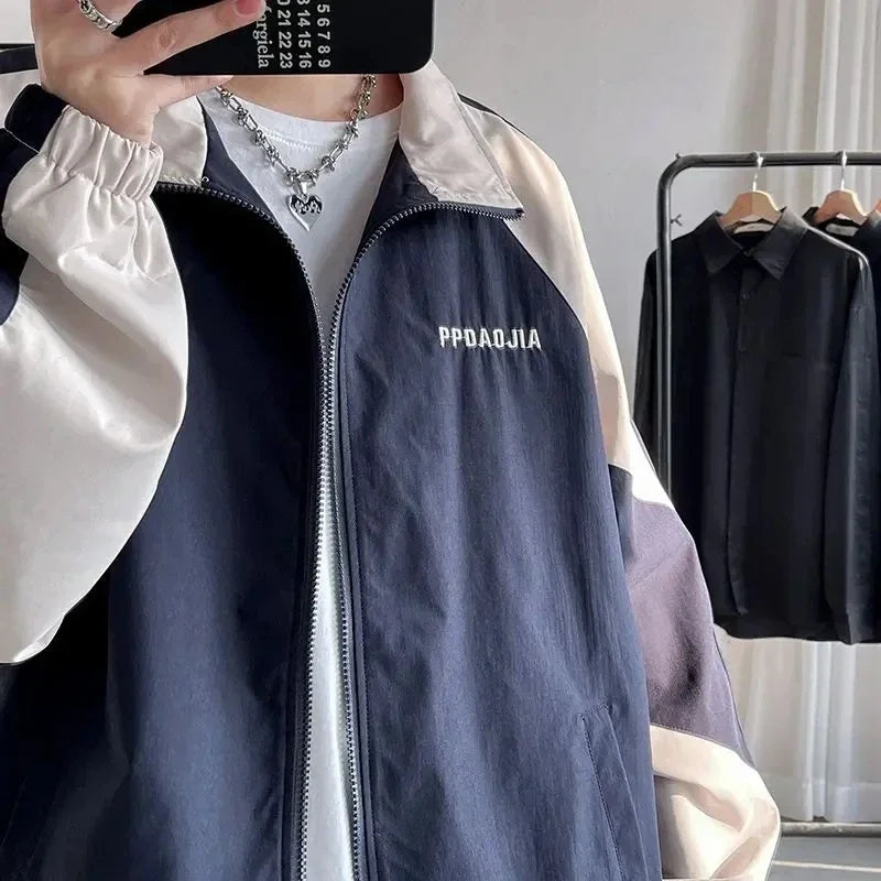 Men Jackets Embroidery Baseball Coats 2024 Spring Autumn Male Casual Streetwear Fashion Outdoor Outwear Loose Men Clothing